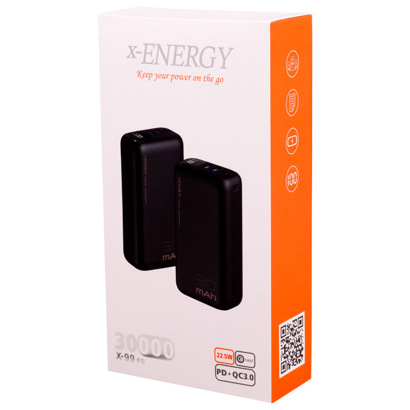 پاور بانک فست شارژ 30000 ایکس انرژی X-Energy X-99PD QC3 PD 22.5W