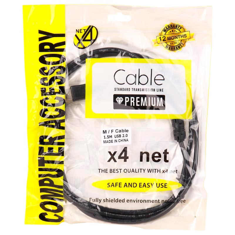 کابل افزایش طول X4 Net USB 1.5m
