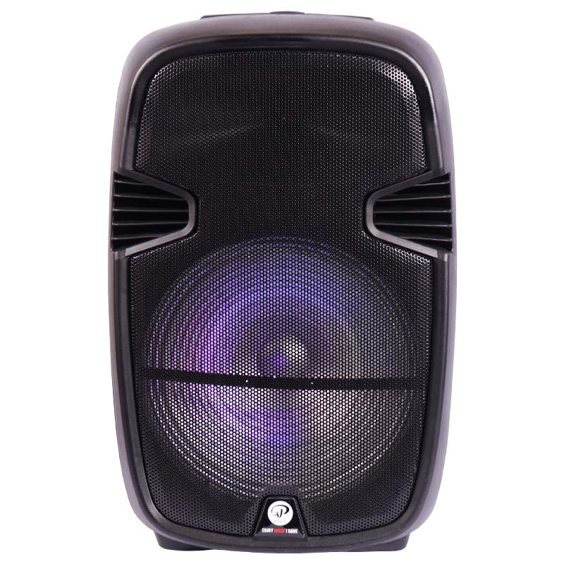 اسپیکر چمدانی بلوتوثی رم و فلش خور XP-Product XP-ME1115C + میکروفون و ریموت کنترل