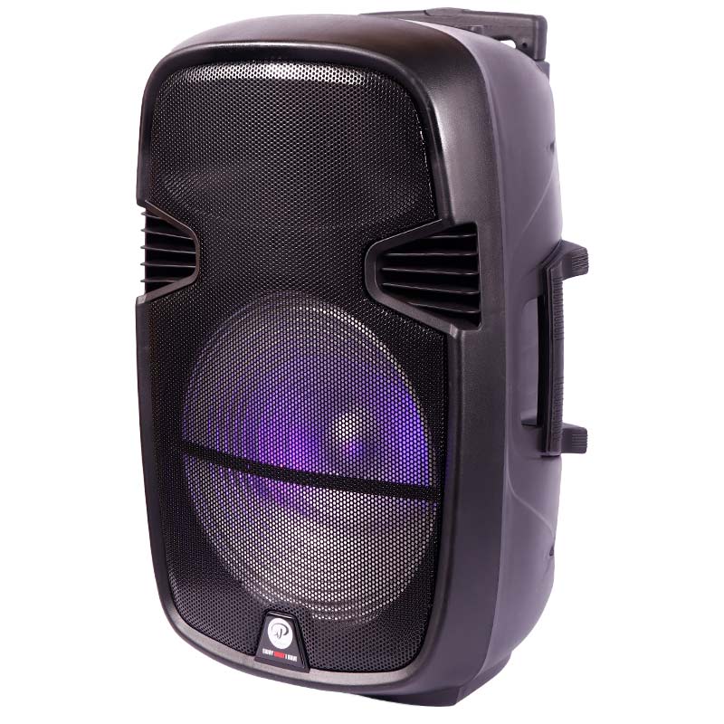 اسپیکر چمدانی بلوتوثی رم و فلش خور XP-Product XP-ME1115C + میکروفون و ریموت کنترل