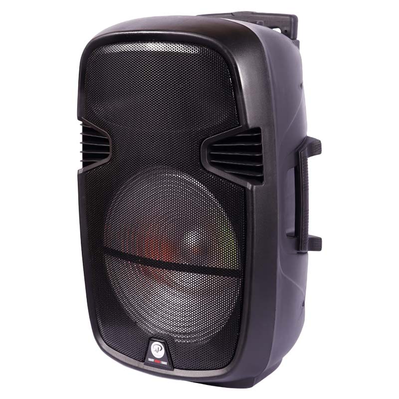 اسپیکر چمدانی بلوتوثی رم و فلش خور XP-Product XP-ME1115C + میکروفون و ریموت کنترل