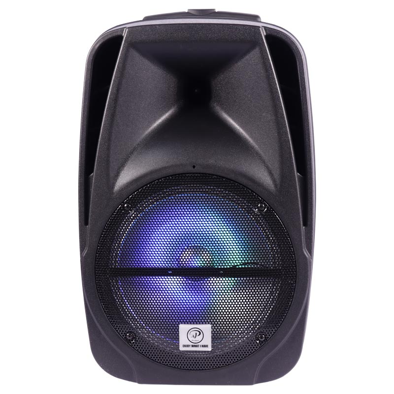 اسپیکر چمدانی بلوتوثی رم و فلش خور XP-Product XP-ME1114C + میکروفون و ریموت کنترل