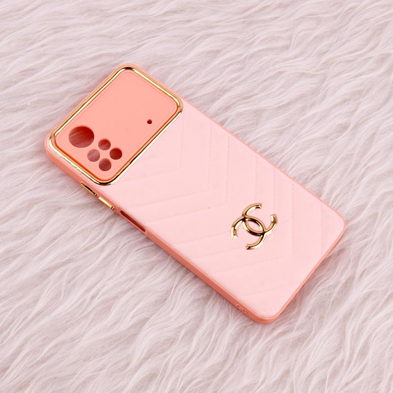 قاب پافر چرمی لوزی محافظ لنزدار Xiaomi Poco X4 Pro 5G