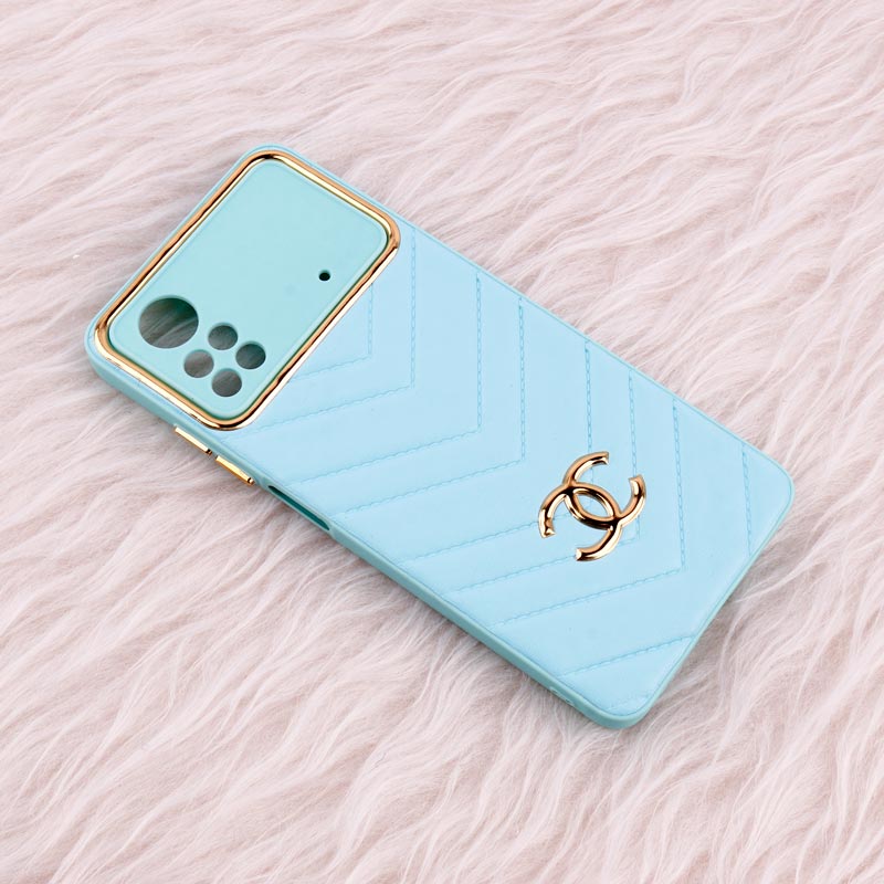 قاب پافر چرمی لوزی محافظ لنزدار Xiaomi Poco X4 Pro 5G