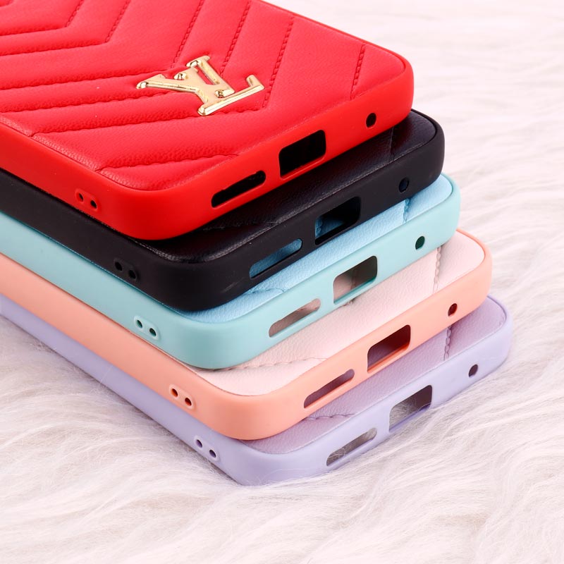 قاب پافر چرمی لوزی محافظ لنزدار Xiaomi Poco M4 Pro