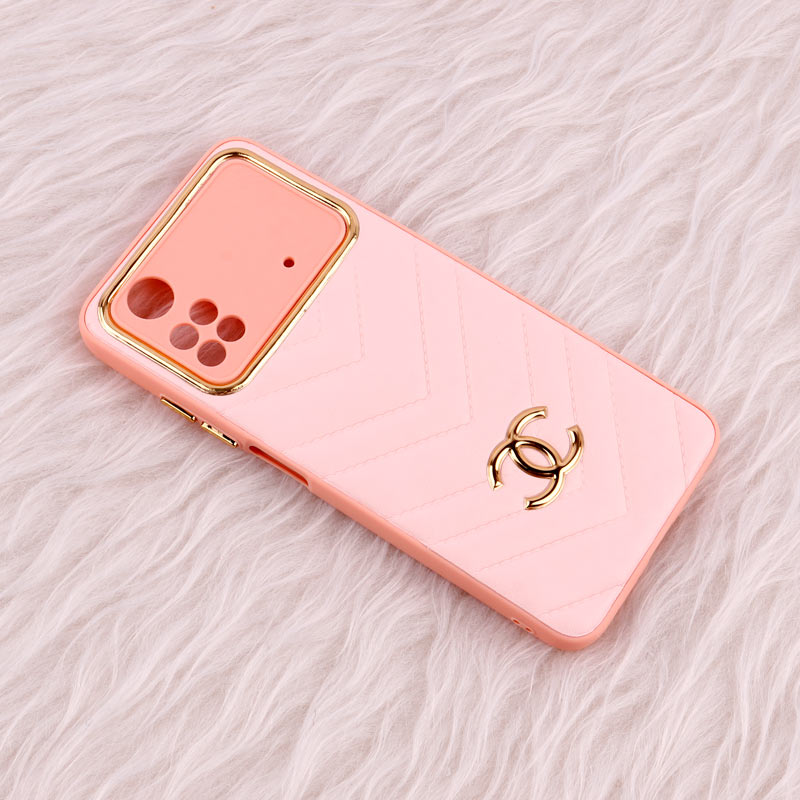 قاب پافر چرمی لوزی محافظ لنزدار Xiaomi Poco M4 Pro