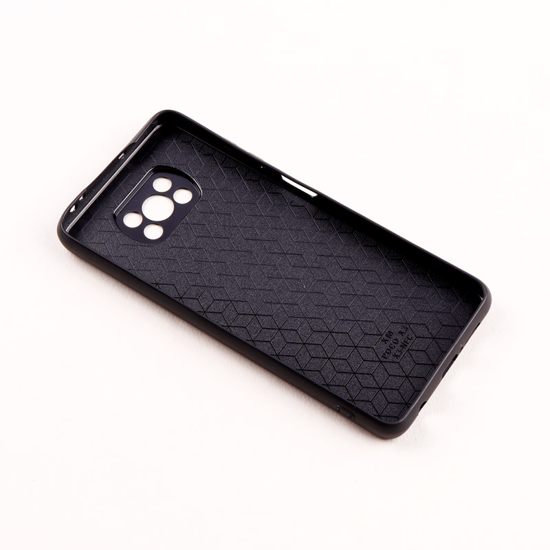 قاب طرحدار پشت برجسته محافظ لنزدار Xiaomi Poco X3