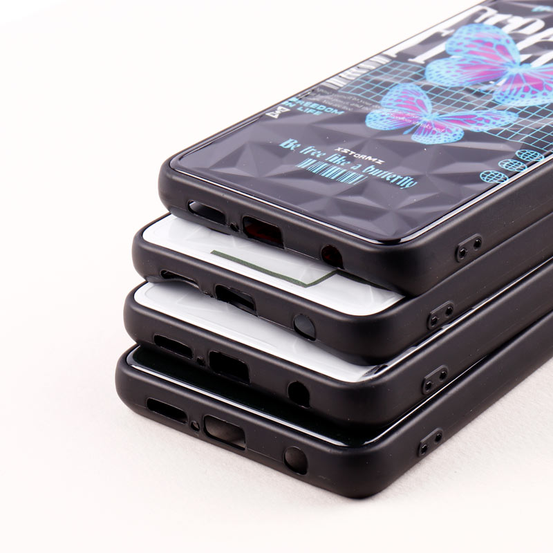 قاب طرحدار پشت برجسته محافظ لنزدار Xiaomi Poco X3