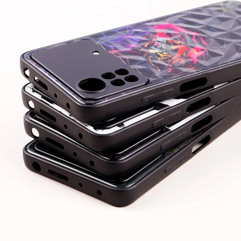 قاب طرحدار پشت برجسته محافظ لنزدار Xiaomi Poco X4 Pro 5G