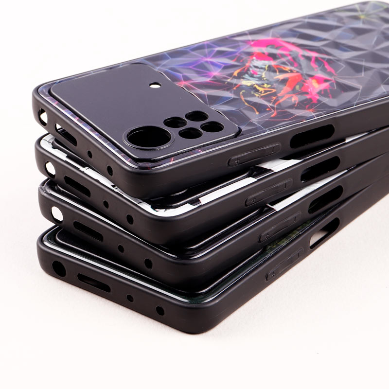 قاب طرحدار پشت برجسته محافظ لنزدار Xiaomi Poco X4 Pro 5G