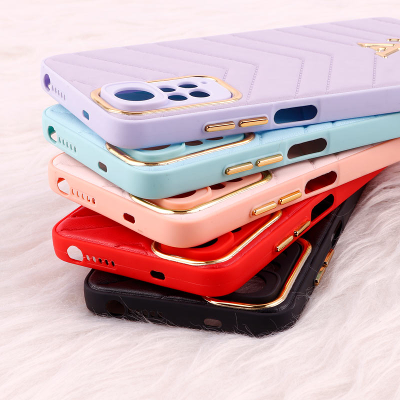 قاب پافر چرمی لوزی محافظ لنزدار Xiaomi Redmi Note 11 / 11s