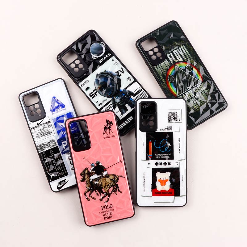 قاب طرحدار پشت برجسته محافظ لنزدار Xiaomi Redmi Note 11 Pro