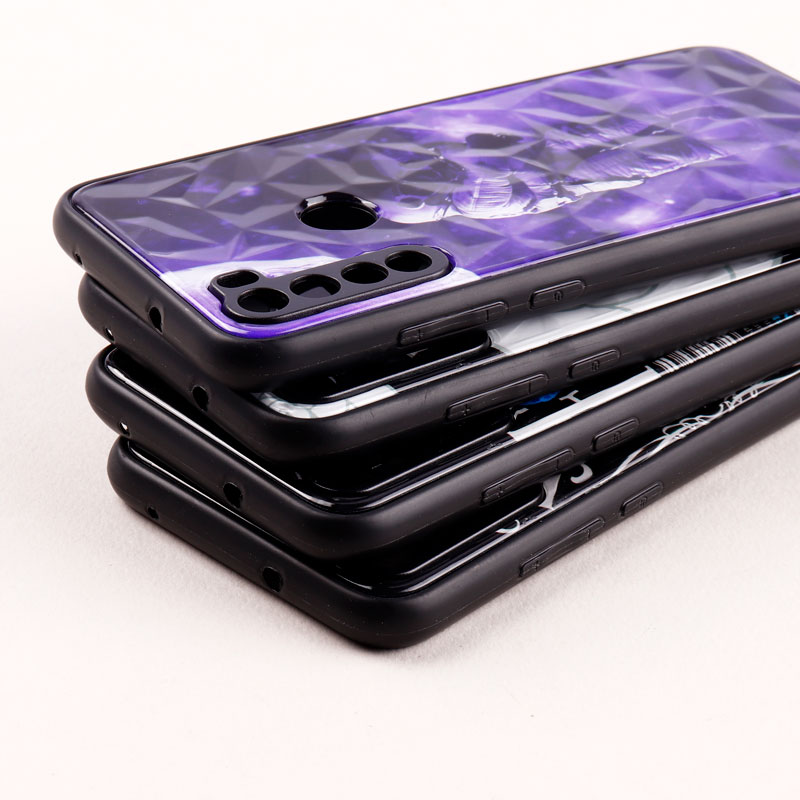 قاب طرحدار پشت برجسته محافظ لنزدار Xiaomi Redmi Note 8