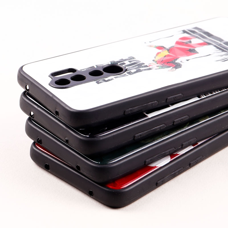 قاب طرحدار پشت برجسته محافظ لنزدار Xiaomi Redmi Note 8 Pro