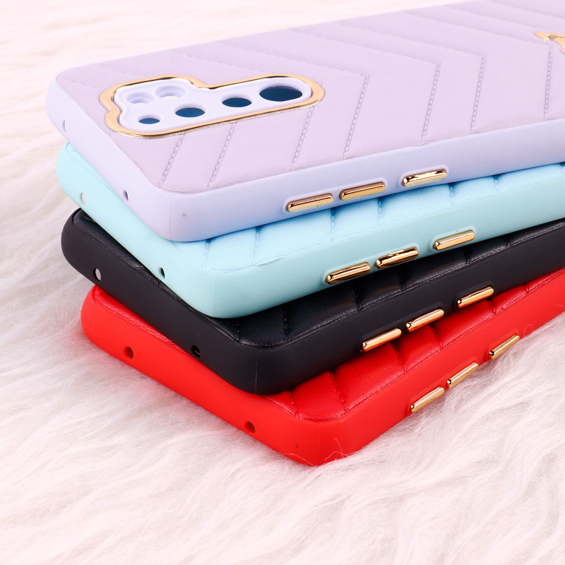 قاب پافر چرمی لوزی محافظ لنزدار Xiaomi Redmi Note 8 Pro