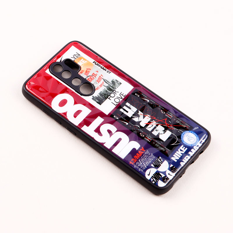 قاب طرحدار پشت برجسته محافظ لنزدار Xiaomi Redmi Note 8 Pro