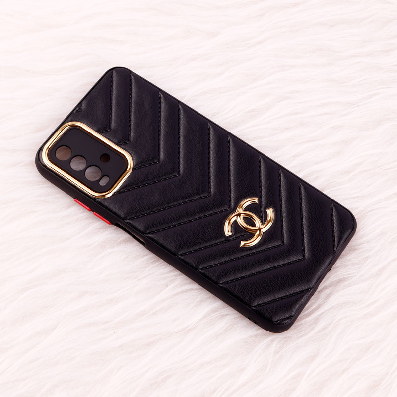 قاب پافر چرمی لوزی محافظ لنزدار Xiaomi Redmi Note 9 4G