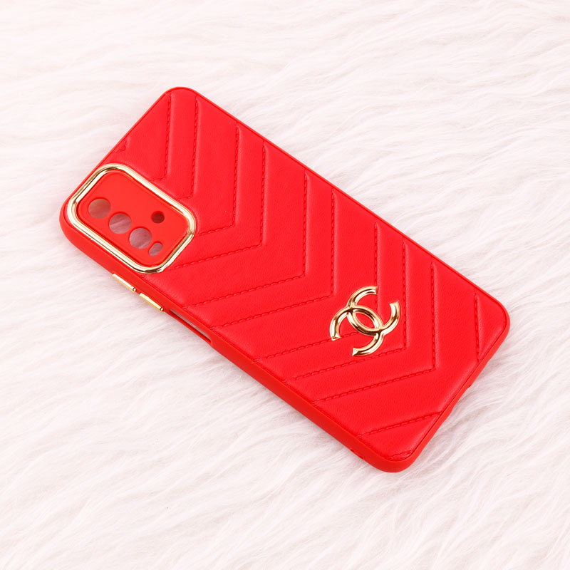 قاب پافر چرمی لوزی محافظ لنزدار Xiaomi Redmi Note 9 4G