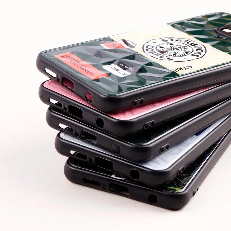 قاب طرحدار پشت برجسته محافظ لنزدار Xiaomi Redmi Note 9 Pro