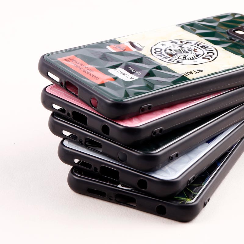 قاب طرحدار پشت برجسته محافظ لنزدار Xiaomi Redmi Note 9 Pro