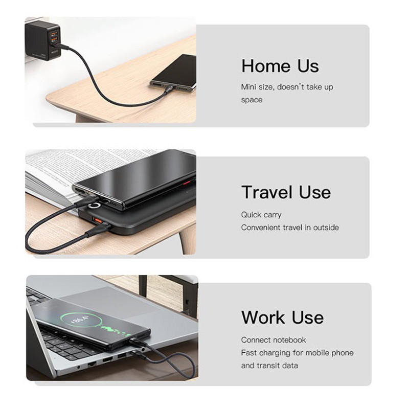 کابل تبدیل فست شارژ Yesido CA83 Type-C to Type-C 45W 30cm