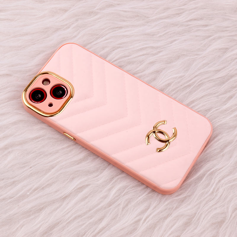 قاب پافر چرمی لوزی محافظ لنزدار iPhone 13