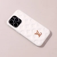 قاب پافر چرمی LV محافظ لنزدار iPhone 14 Pro