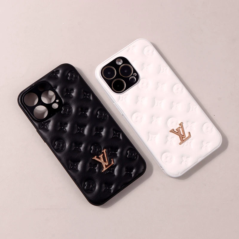 قاب پافر چرمی LV محافظ لنزدار iPhone 14 Pro Max