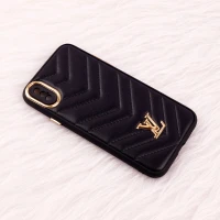 قاب پافر چرمی لوزی محافظ لنزدار iPhone X