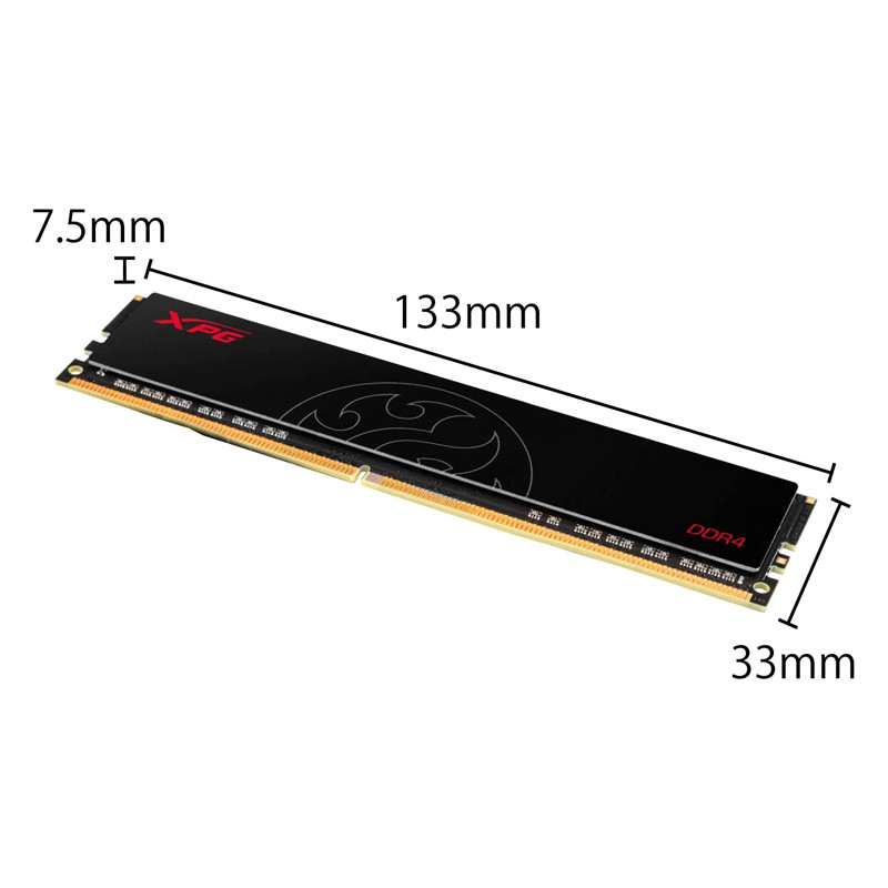 رم کامپیوتر Adata XPG Hunter DDR4 16GB 3000MHz CL16 Single