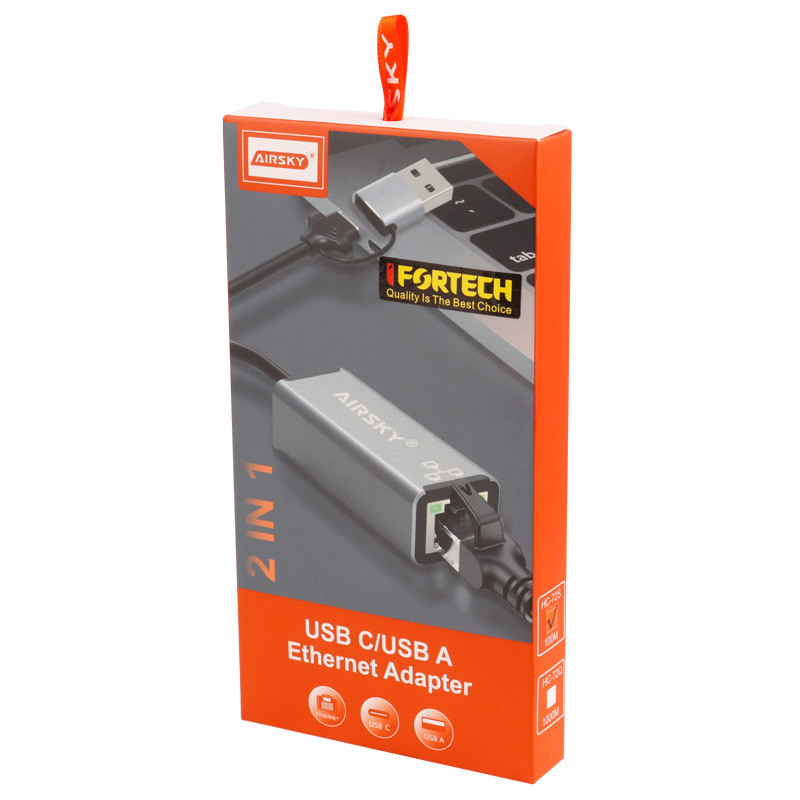 تبدیل Ifortech Airsky LAN TO USB3.0/Type-C