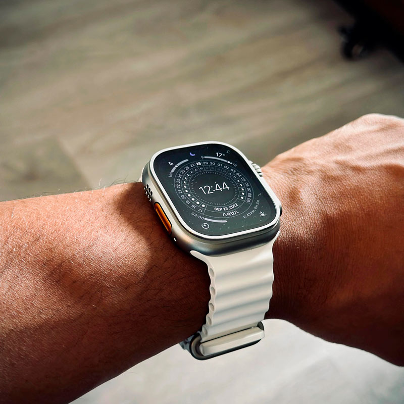 ساعت هوشمند اپل سری Apple Watch 49mm Titanium Case Midnight Ocean Band GPS + Cellular Ultra