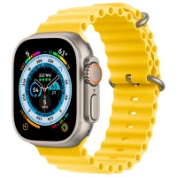 ساعت هوشمند اپل سری Apple Watch 49mm Titanium Case Midnight Ocean Band GPS + Cellular Ultra