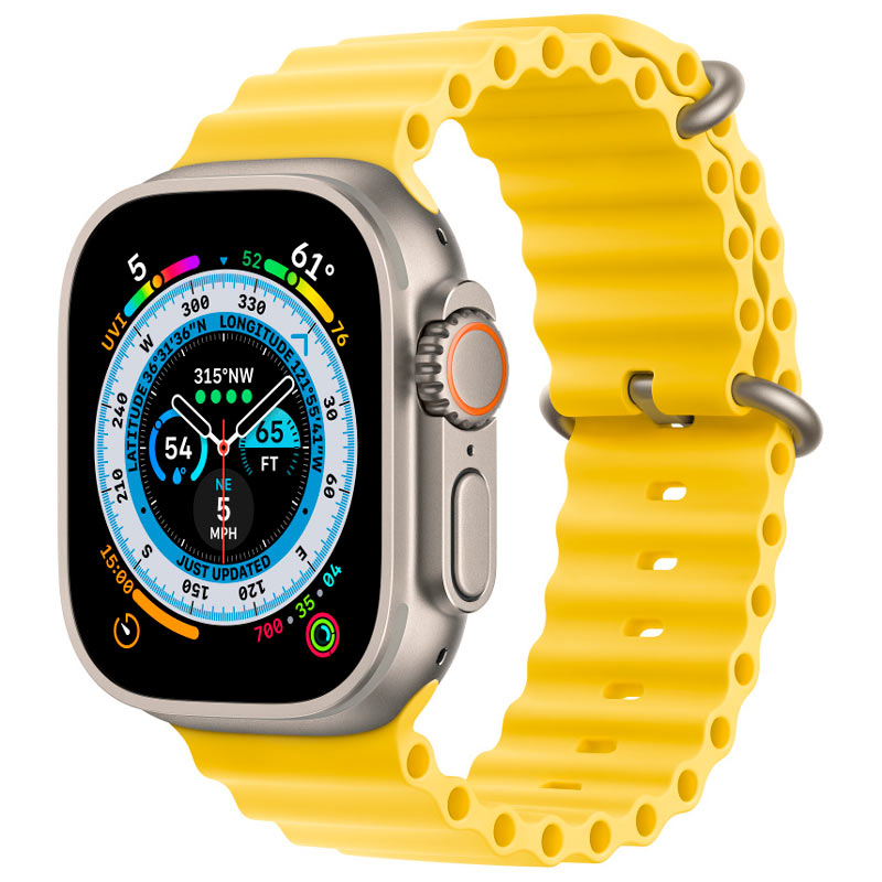 ساعت هوشمند اپل سری Apple Watch 49mm Titanium Case Midnight Ocean Band GPS + Cellular Ultra