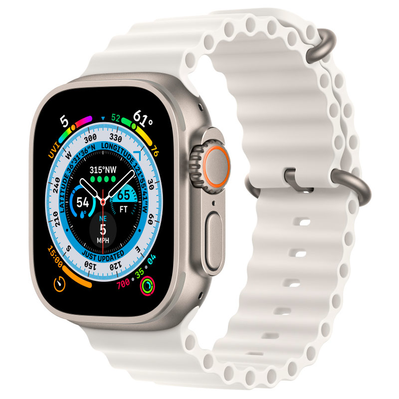 ساعت هوشمند اپل سری Apple Watch 49mm Titanium Case Midnight Ocean Band GPS + Cellular Ultra
