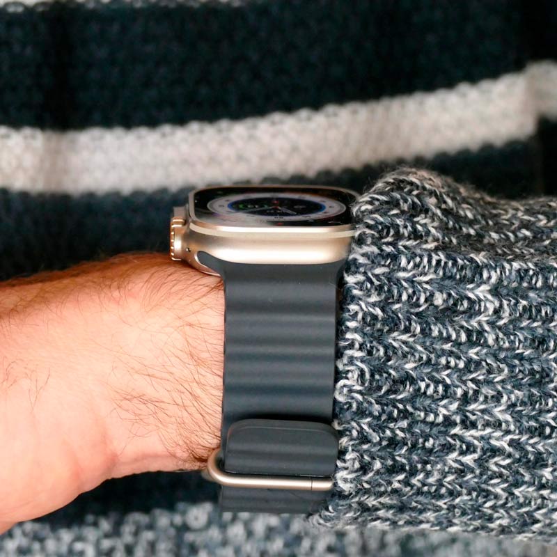 ساعت هوشمند اپل سری Apple Watch 49mm Titanium Case Midnight Ocean Band GPS + Cellular Ultra
