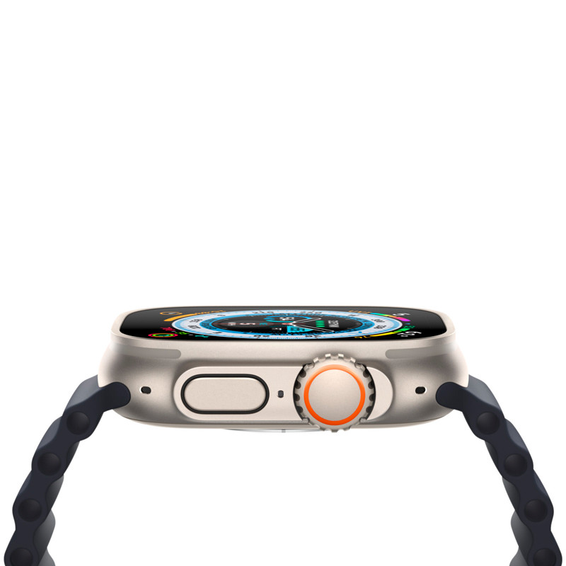 ساعت هوشمند اپل سری Apple Watch 49mm Titanium Case Midnight Ocean Band GPS + Cellular Ultra