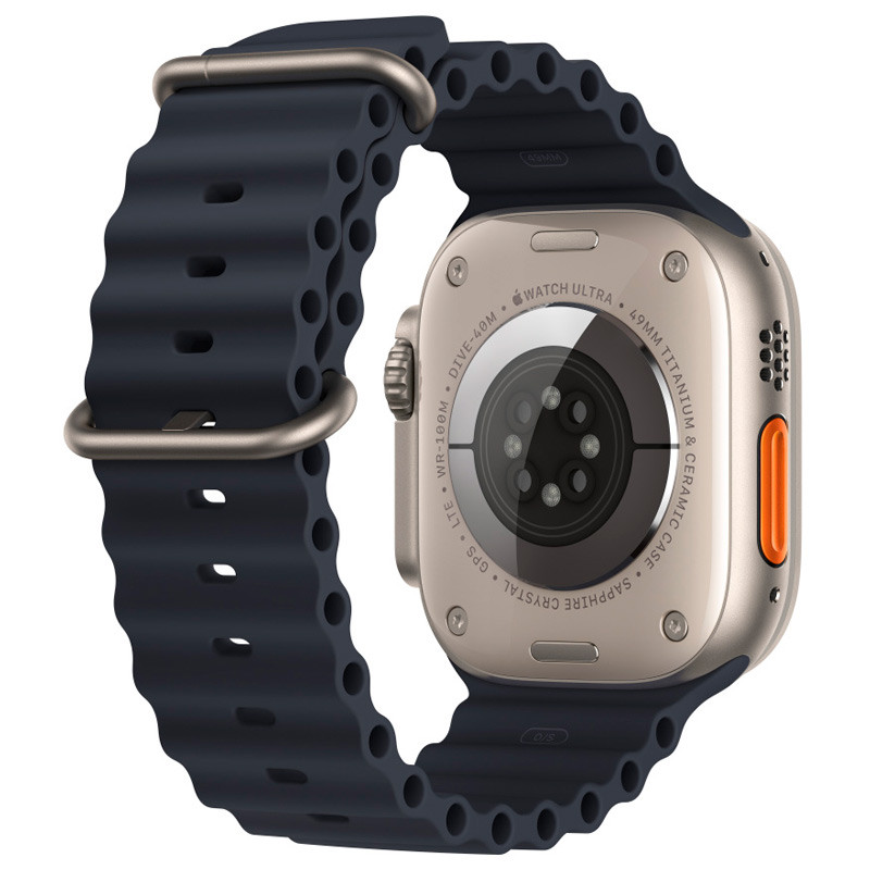 ساعت هوشمند اپل سری Apple Watch 49mm Titanium Case Midnight Ocean Band GPS + Cellular Ultra