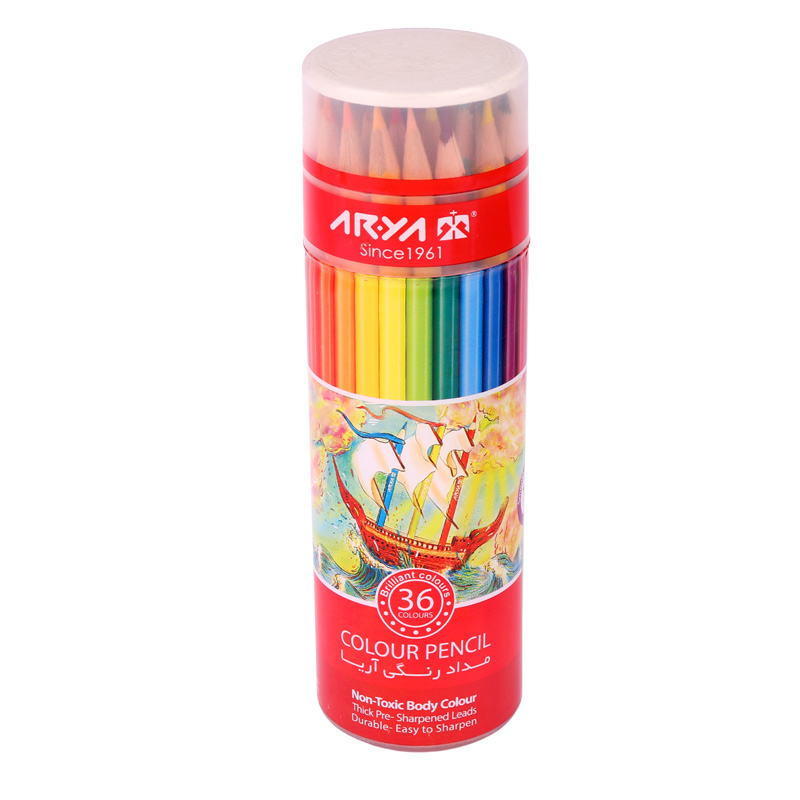 مداد رنگی ۳۶ رنگ آریا Arya 3056