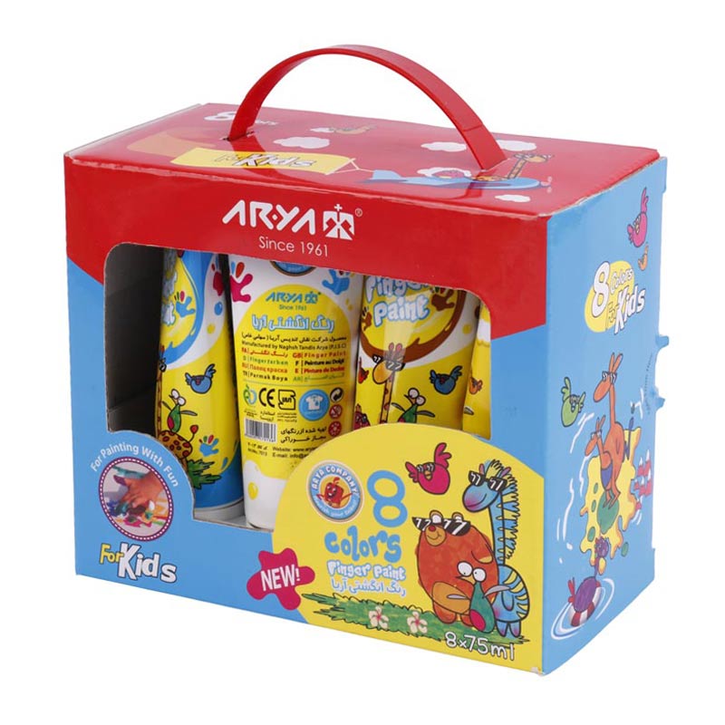 رنگ انگشتی 8 رنگ آریا Arya 7014