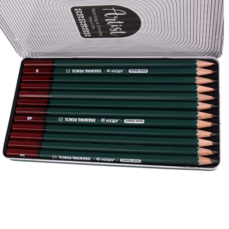 مداد طراحی آریا Arya Artist 3075 بسته 12 عددی
