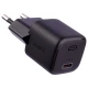 شارژر دیواری 20 وات آکی PA-B1 GaN QC PD 3A