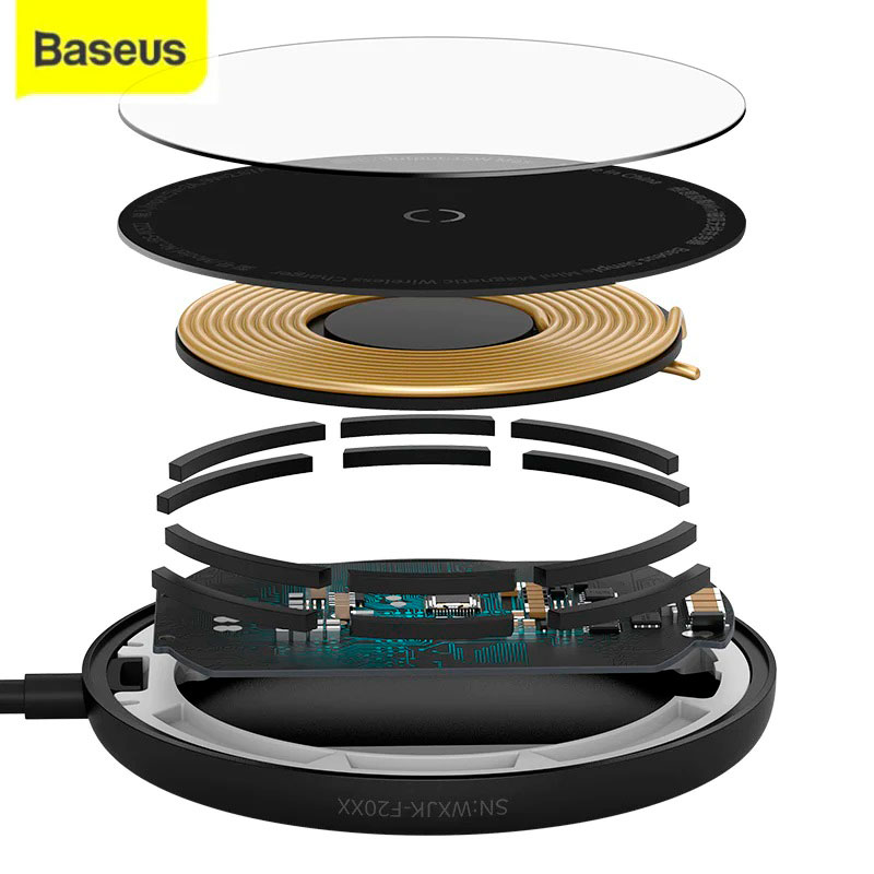 شارژر بی سیم فست شارژ Baseus Simple Mini Magnetic WXJK iP12 Series 15W