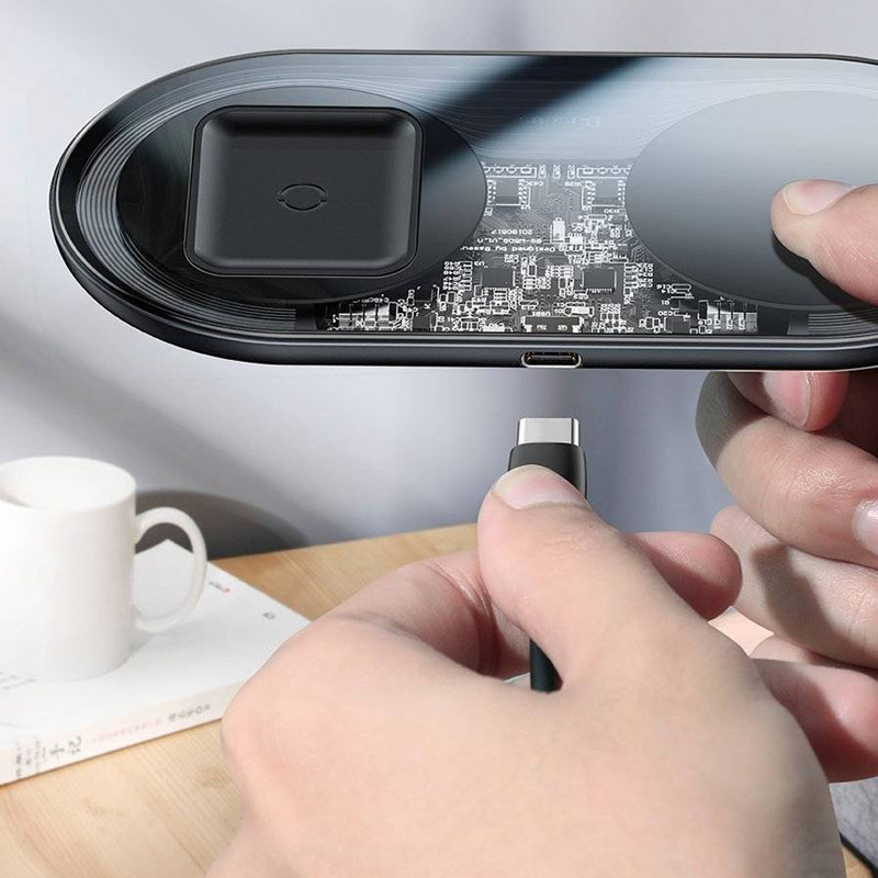 شارژر بی سیم فست شارژ Baseus Simple TZWXJK-B01 24W