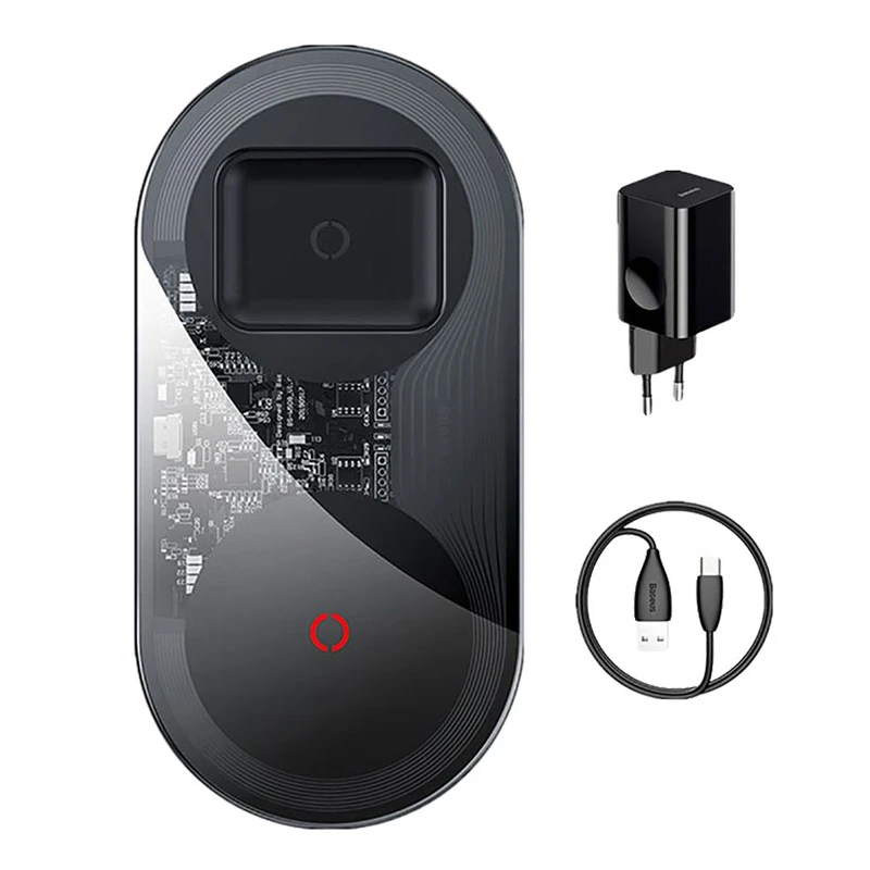 شارژر بی سیم فست شارژ Baseus Simple TZWXJK-B01 24W