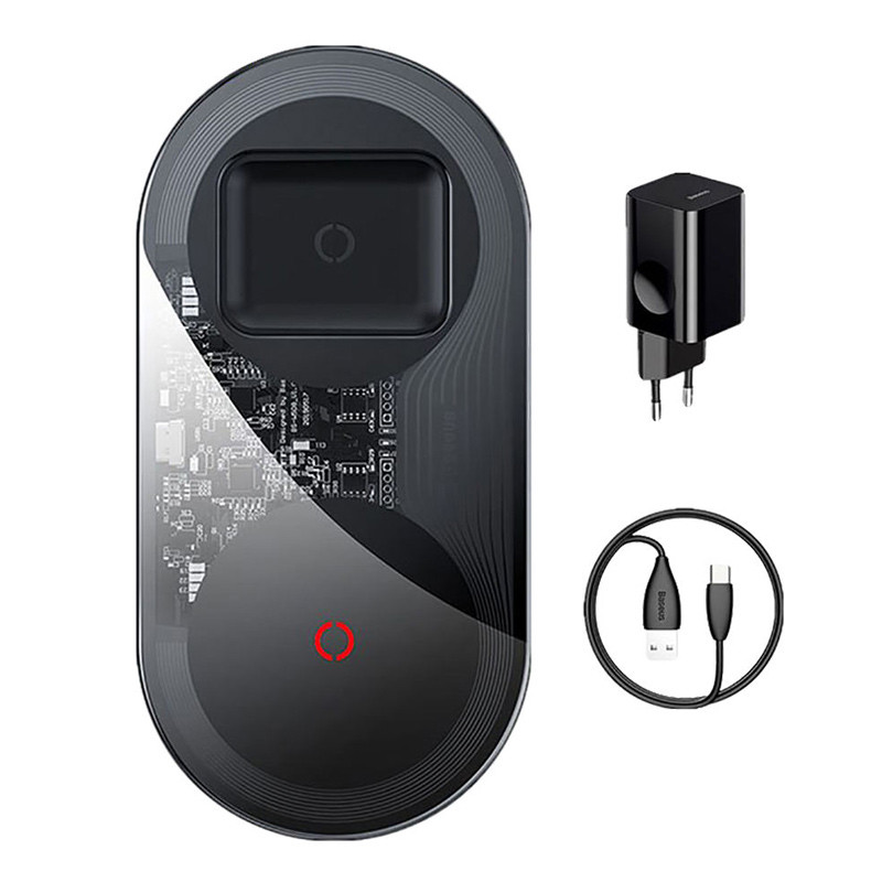 شارژر بی سیم فست شارژ Baseus Simple TZWXJK-B01 24W