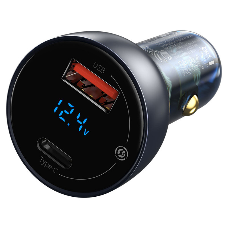 شارژر فندکی فست شارژ Baseus TZCCKX-0G 5A QC4.0 PD 65W + کابل تبدیل تایپ سی
