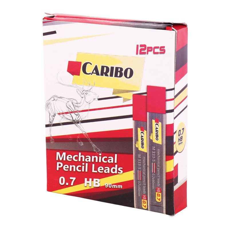 نوک مداد نوکی Caribo M 333-5 0.7mm HB بسته 12 عددی