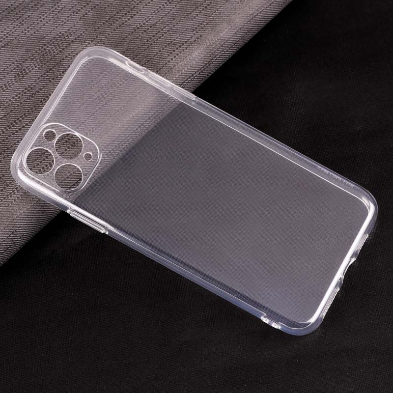 قاب ژله ای ساده بی رنگ محافظ لنزدار iPhone 11 Pro Max