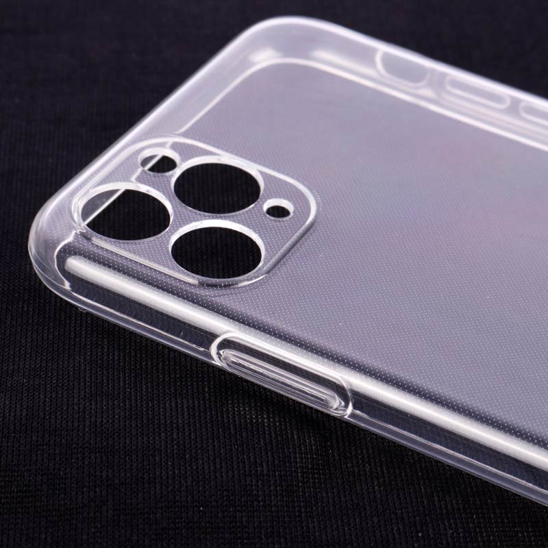 قاب ژله ای ساده بی رنگ محافظ لنزدار iPhone 11 Pro Max